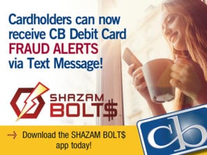 Cardholders can now receive CB Debit Card Fraud Alerts via text message