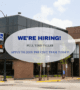 We're hiring, picture of bank