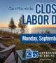 Closed Labor Day