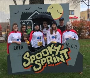 Spooky Sprint participants