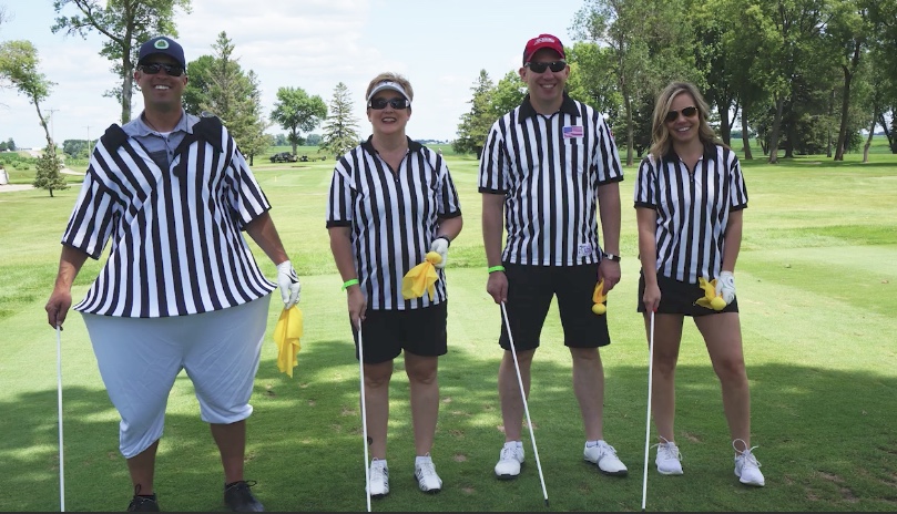 CB Staff dressed up as referees